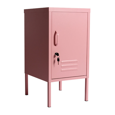 Estudante de aço Storage da porta da cabeceira durável de Mini Pink Metal Locker Cabinet único